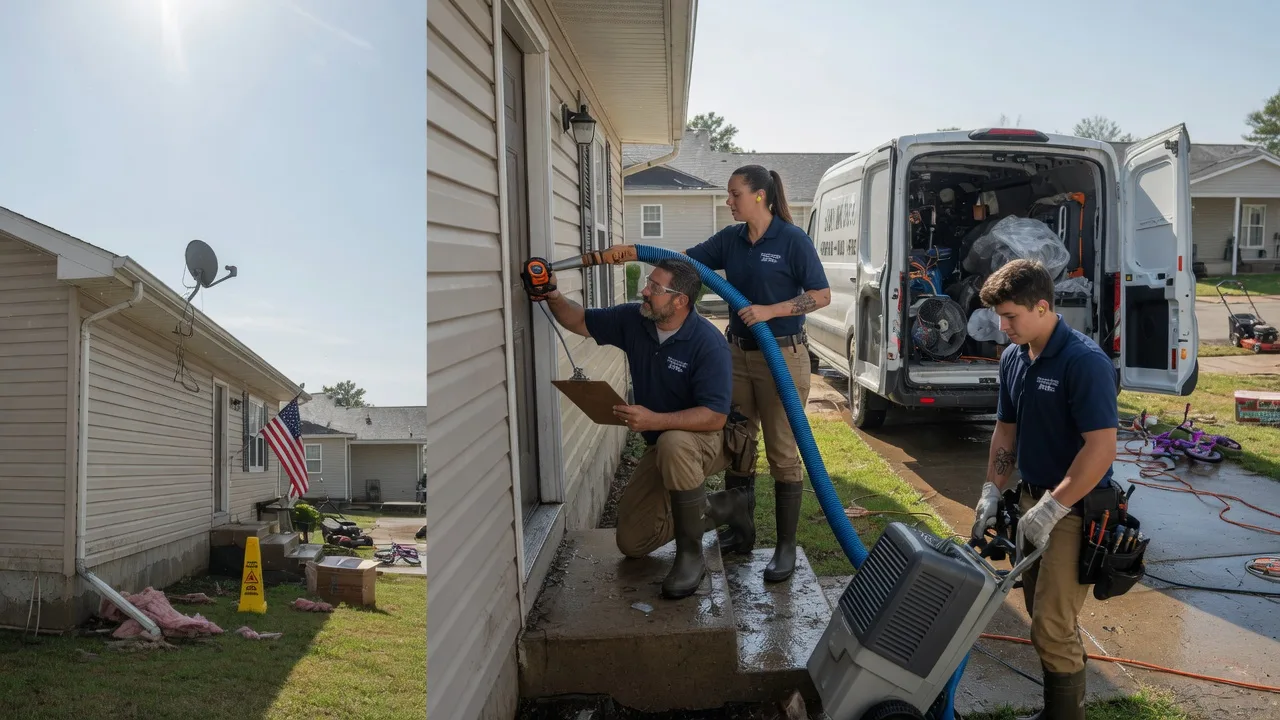 Ceiling Water Damage Restoration in Odell, IL near me